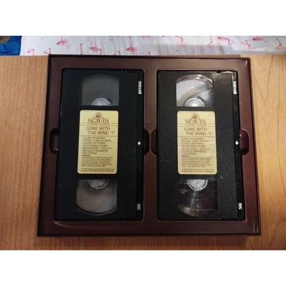 Gone With The Wind VHS Deluxe Edition Box Set MGM Home Video 2 Tapes - Picture 3 of 3